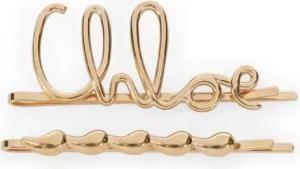 Chloé Haarschmuck - Metallic Brass Hairpins - Gr. unisize - in Gold - für Damen