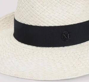 Maison Michel Caps & Mützen - Wide Brim Neutral Brisa Hat - Gr. S - in Beige - für Damen
