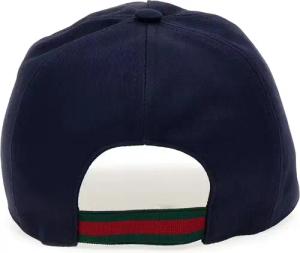 Gucci Caps & Mützen - Embroidered Logo Hat - Gr. M - in Schwarz - für Damen