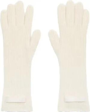 Jacquemus Handschuhe - Grosgrain Wool Gloves - Gr. ONE SIZE - in Beige - für Damen