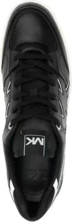 Michael Kors Low-Top Sneaker - Rebel Lace Up Trainers - Gr. 9_5 - in Schwarz - für Damen