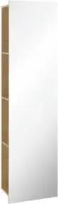 V&B Spiegelregal Subway 3.0 45x170x30cm, mit Regal links, nordic oak
