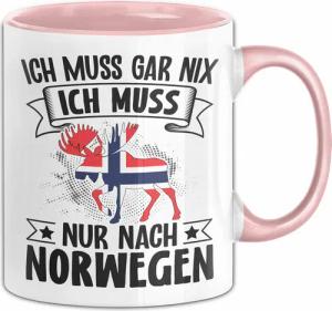 Trendation Tasse Norwegen Tasse Geschenk Ich