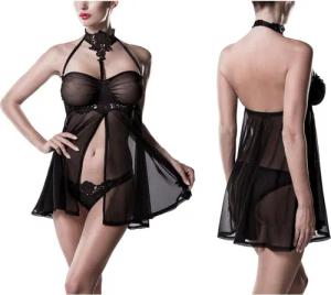 Grey Velvet Negligé GREY VELVET 2-piece