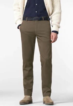 MEYER Chinos "BONN", mit Micro Print