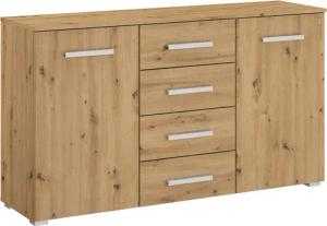 rauch Schubkastenkommode "Sideboard Kommode Kombikommode KOLUNA mit Dekorfront", (Breite 120 cm inkl. Soft-Close-Funktion), vier große Schubladen, mit insgesamt 4 Einlegeböden MADE IN GERMANY