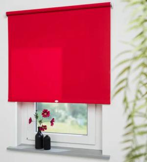 Liedeco Springrollo "Uni", Lichtschutz, Perlreflex-beschichtet, mit Bohren/ohne Bohren, freihängend, Rollo Hergestellt in Deutschland