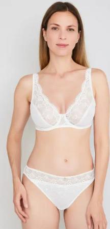 JOOP Tanga "Beautiful", florale Spitze, Stretch-Bund, elastisch