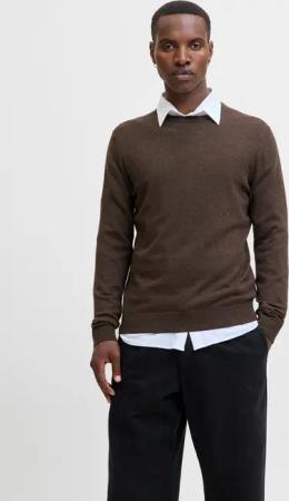 Jack & Jones Strickpullover "JJEEMIL KNIT CREW NECK NOOS", mit Rundhalsausschnitt