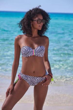 Buffalo Bikini-Hose "Gioletta", Mit kontrastfarbigen Details