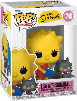 Die Simpsons - Lisa With Snowball 2 Vinyl Figur 1740 - Funko Pop! Figur - Funko Shop Deutschland - Lizenzierter Fanartikel