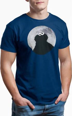 Sesamstrasse T-Shirt Cookie Monster Moonnight