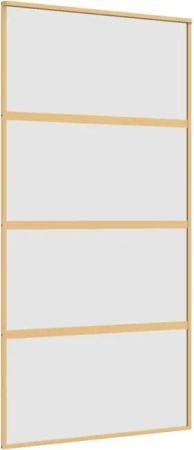 vidaXL Haustür Schiebetür Golden 102,5x205 cm