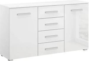 rauch Schubkastenkommode "Sideboard Kommode Kombikommode KOLUNA mit Hochglanzfront", (Breite 120 cm inkl. Soft-Close-Funktion), vier große Schubladen, mit insgesamt 4 Einlegeböden MADE IN GERMANY