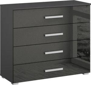 rauch Schubkastenkommode "Sideboard Kommode Schubkastenkommode KOLUNA mit Hochglanzfront", (Breite 80 cm inkl. Soft-Close-Funktion), vier große und geräumige Schubladen mit viel Stauraum MADE IN GERMANY