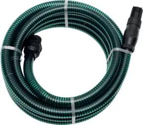 floraworld Schlauchgarnitur 4m,1" PVC-Armatur,grün
