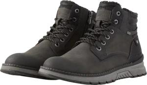 TOM TAILOR Herren Wasserdichte Stiefeletten mit Fütterung, grau, Uni, Gr. 44