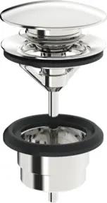 Hansa Ablaufgarnitur Druckbet. Push/Push, G 1 1/4, schl., chr