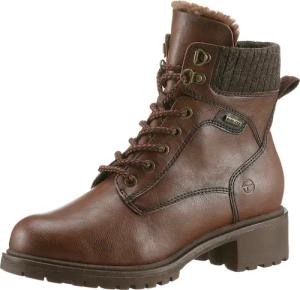 Tamaris Winterboots, Blockabsatz, Schnürboots, Winterstiefelette mit