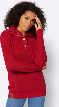 Witt Strickpullover Troyer-Pullover