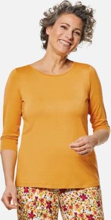 GOLDNER 3/4-Arm-Shirt Trageangenehmes Viskoseshirt mit Elasthan