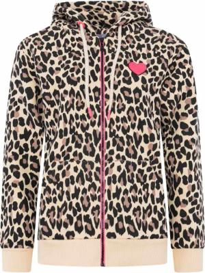 Zwillingsherz Kapuzensweatjacke "Leo AOP"