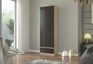 Home Collective Kleiderschrank mit 2 Türen,