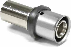 PipeTec Deutschland Pressfitting, Pipetec Press-Übergang Alu-Verbundrohr,vernickelt
