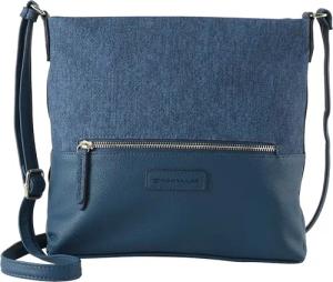 TOM TAILOR Damen TTGIA M Umhängetasche aus Lederimitat, blau, Uni, Gr. ONESIZE