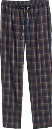 TOM TAILOR Herren Pyjama-Hose mit Karomuster, braun, Kariert, Gr. 56