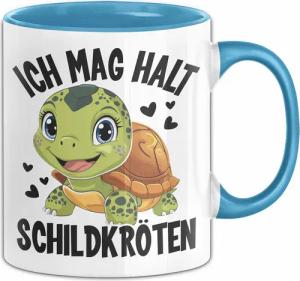 Trendation Tasse Schildlkröten Tasse Geschenk Ich
