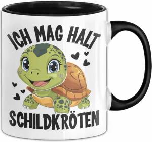 Trendation Tasse Schildlkröten Tasse Geschenk Ich