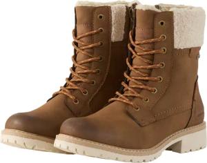 TOM TAILOR Damen Wasserdichte Stiefel mit Fütterung, braun, Uni, Gr. 38