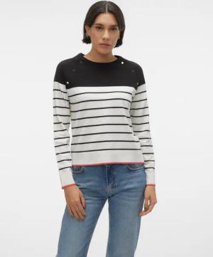 Vero Moda Strickpullover VMALMA LS O-NECK
