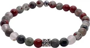 Steinfixx® Perlenarmband Edelsteinarmband afrikanischer Blutstein -