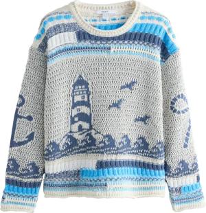 Next Strickpullover Pullover mit gerolltem Rand