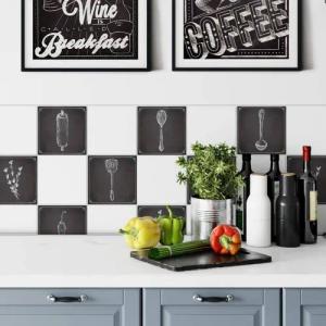 K&L Wall Art Fliesenaufkleber Klebefliese Sticker