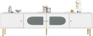 OKWISH Lowboard Weißer Korpus mit Goldenen