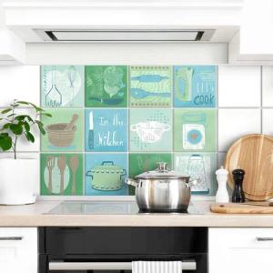 K&L Wall Art Fliesenaufkleber Klebefliese Sticker