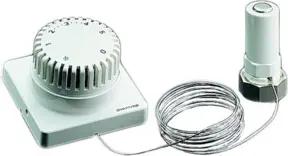 Oventrop Thermostat Uni FD 7-28 GrC, m Fernverst., Klemmverb., weiß