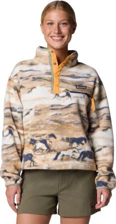 Columbia Damen Helvetia II Printed Cropped Pullover
