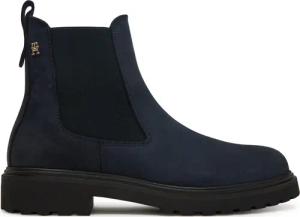 Tommy Hilfiger Klassische Stiefeletten Nubuck Cleated FW0FW09041 Dunkelblau