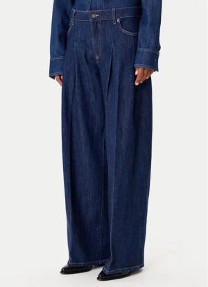 Guess Jeans Jeans W5BA2U D002A Dunkelblau Wide Leg