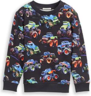 TOM TAILOR Jungen Sweatshirt mit Allover-Print, grau, Print, Gr. 128/134