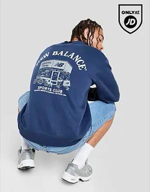 New Balance Athletic Shop Crew Sweatshirt - Herren, Blau