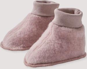 hessnatur Baby Wollfleece Schuhe aus Bio-Merinowolle - lila - Größe 50/56