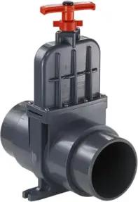 Grundfos Absperr-Zulaufschieber PVC/Edelstahl, DN 150, PN 2,5