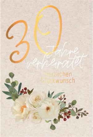 Skorpion Grußkarten Perlenhochzeit - 30. Hochzeitstag