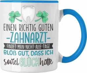 Trendation Tasse Zahnarzt Tasse Geschenk Dankeschön