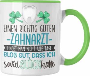 Trendation Tasse Zahnarzt Tasse Geschenk Dankeschön